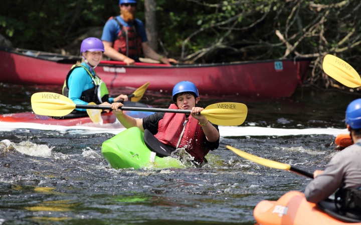 gap year whitewater canoeing adventure program